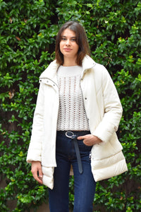 Cappotto in Piuma D'Oca e Tessuto Helmur