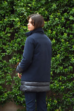 Cappotto in Piuma D'Oca e Tessuto Helmur