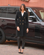 Cappotto Mohair e Lana Doppio Petto Tagliatore