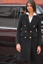 Cappotto Mohair e Lana Doppio Petto Tagliatore