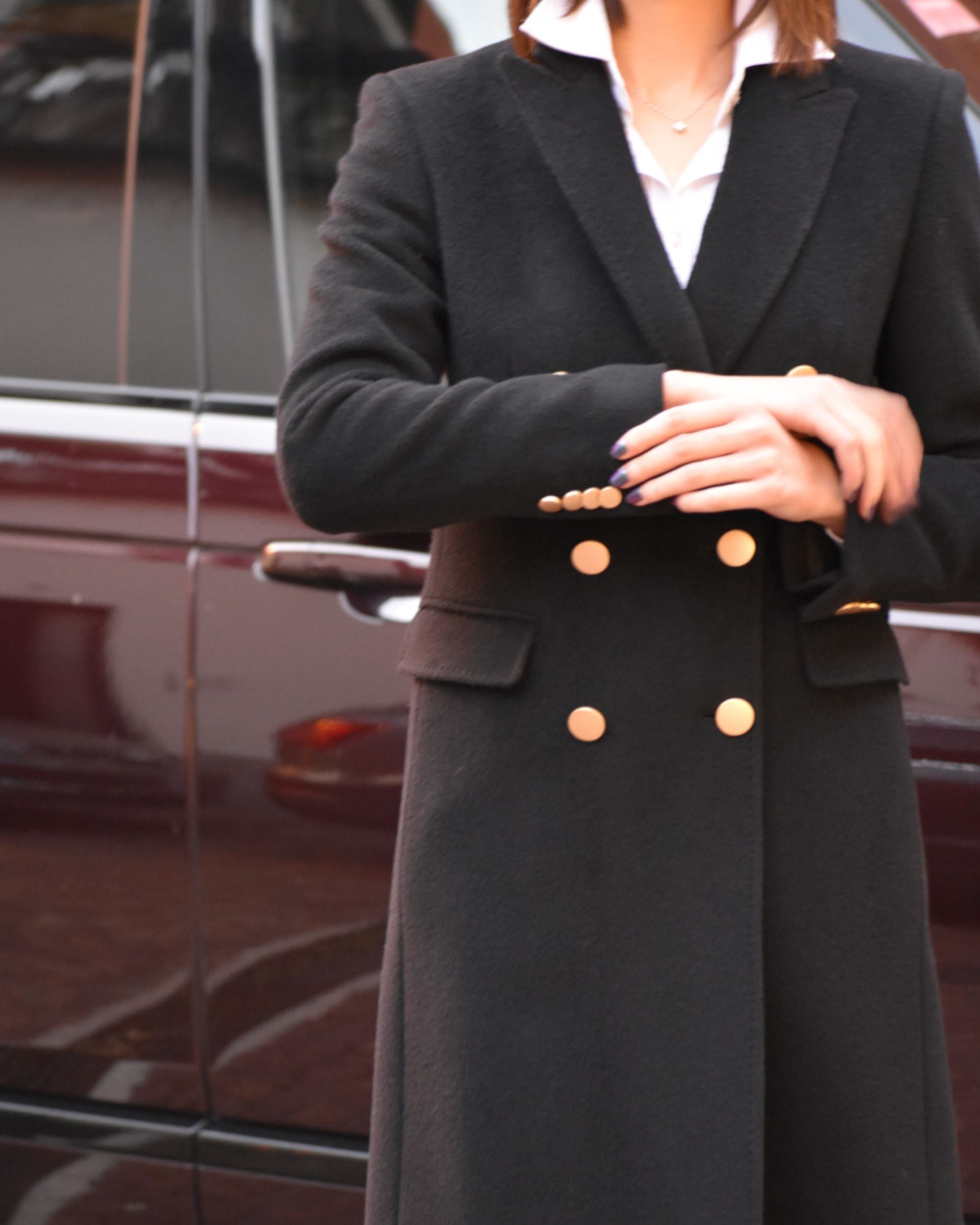 Cappotto Mohair e Lana Doppio Petto Tagliatore