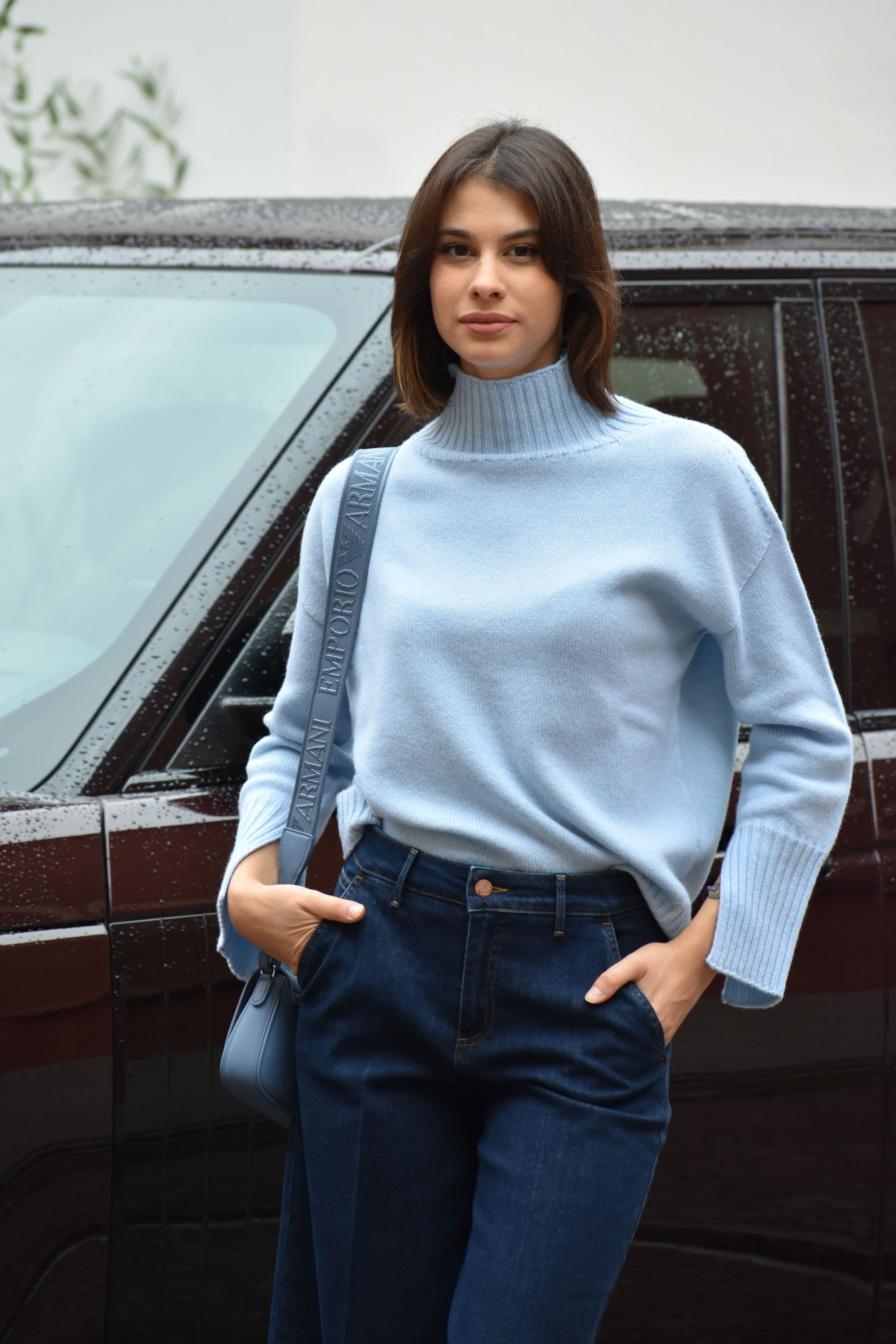 Pull Collo Alto Cashmere e Lana Vanisé