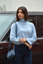 Pull Collo Alto Cashmere e Lana Vanisé