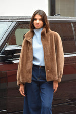 Bomber in Eco Pelliccia Reversibile My Skin