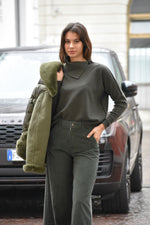 Bomber in Piuma ed Eco Montone Violanti