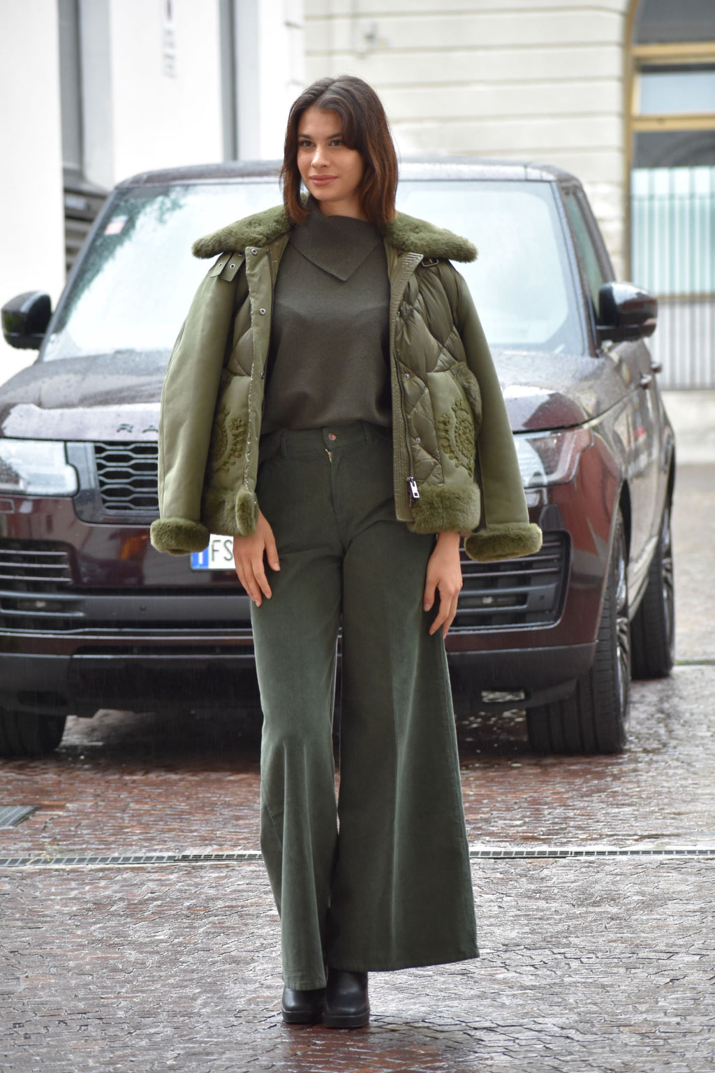 Pantalone a Farfalla in Velluto Cigala's