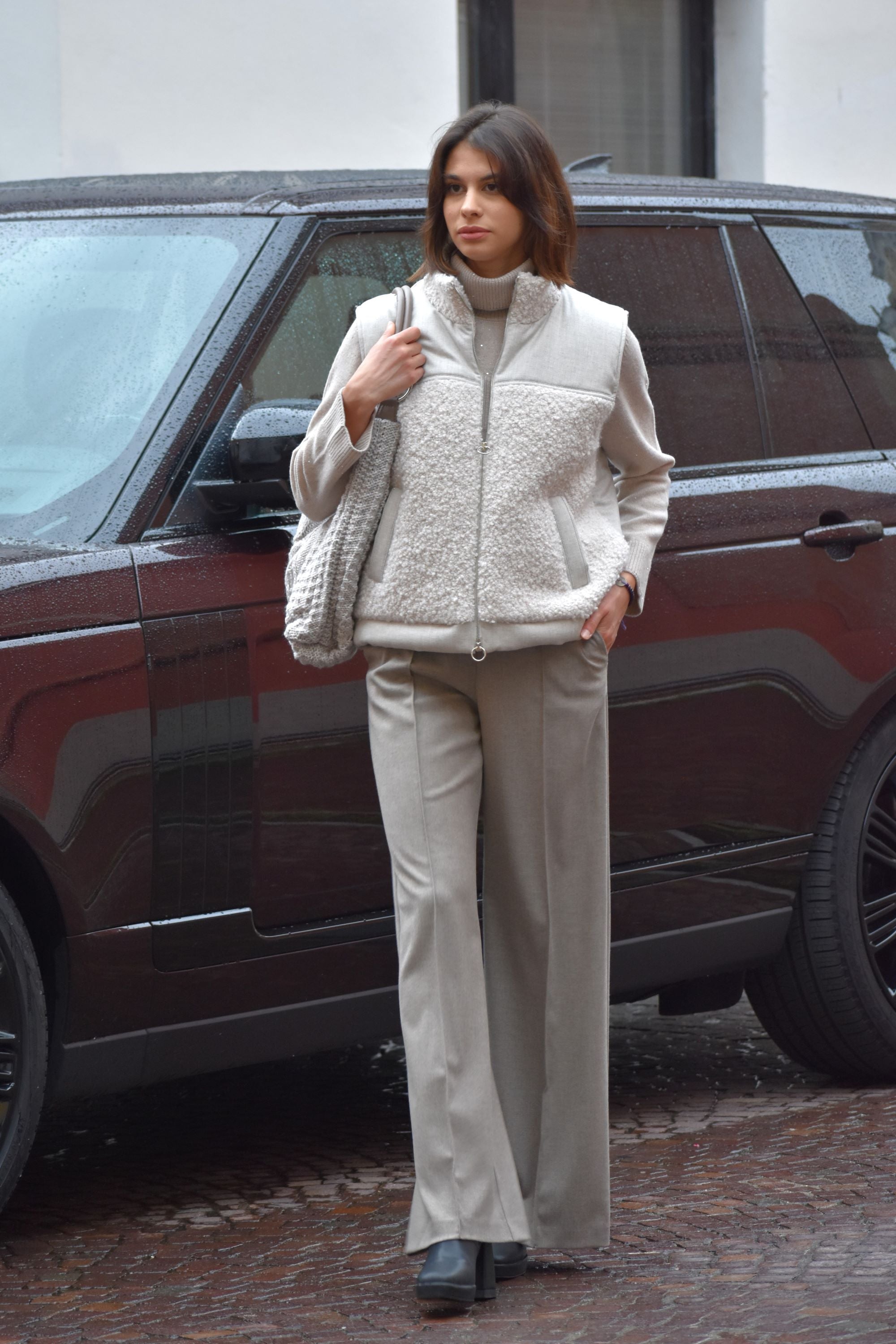 Gilet Imbottito D.Exterior con Monile