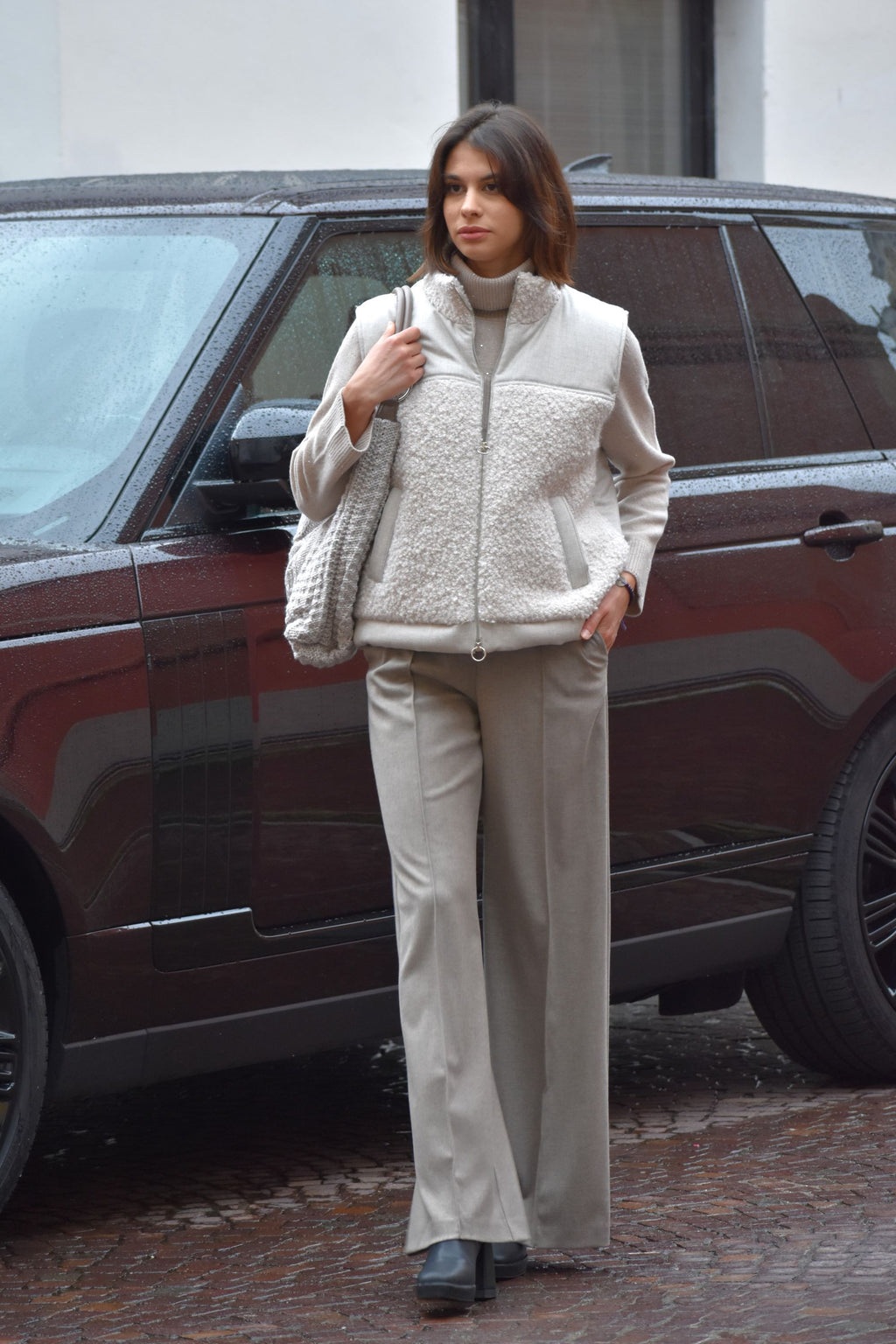 Gilet Imbottito D.Exterior con Monile