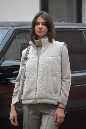 Gilet Imbottito D.Exterior con Monile