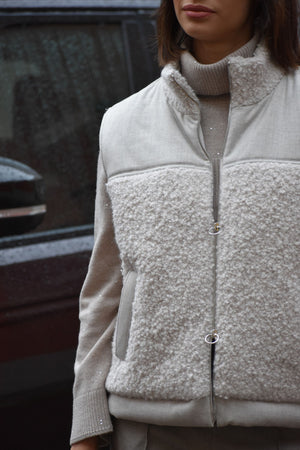 Gilet Imbottito D.Exterior con Monile