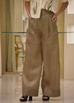 Pantalone in Tripla Organza di Seta Alberta Ferretti