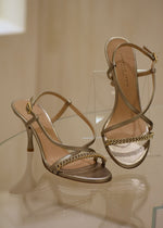 Sandalo in Pelle Platino Roberto Festa