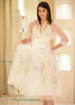 Abito a Camicia in Organza di Seta Alberta Ferretti