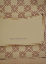 Borsa in Eco Pelle Fantasia Logo Emporio Armani