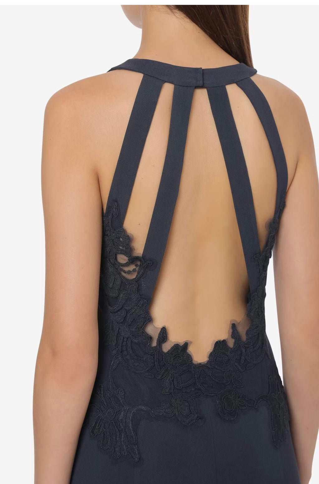 Abito in Enver Satin Alberta Ferretti