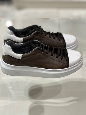 Sneaker in Pelle e Camoscio Joann