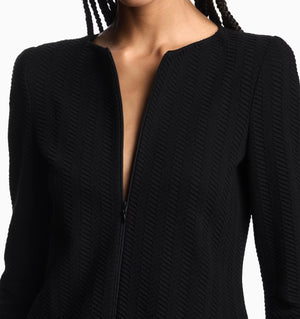 Giacca in Jersey con zip Emporio Armani