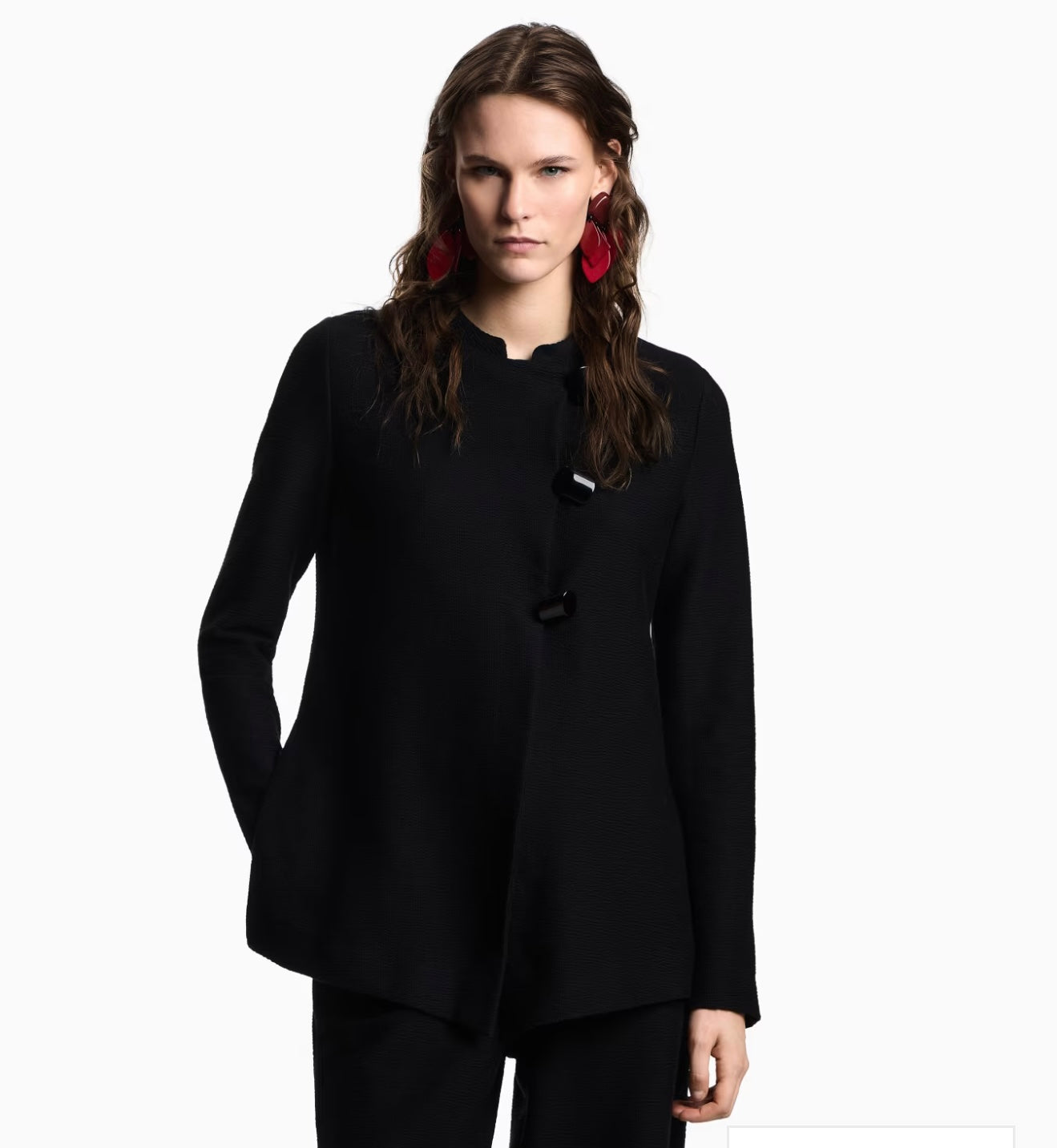 Giacca in Jersey Operato Goffrato Emporio Armani