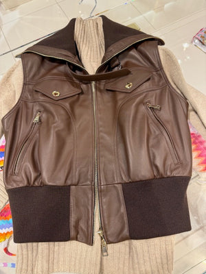 Gilet in Pelle My Skin