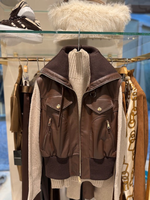 Gilet in Pelle My Skin