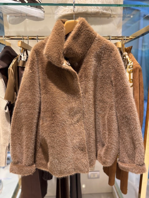 Bomber in Eco Pelliccia Reversibile My Skin