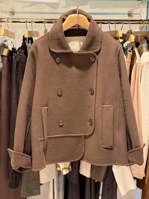 Caban in Cashmere e Lana Double Helmur