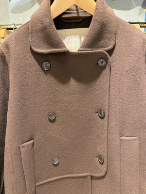 Caban in Cashmere e Lana Double Helmur