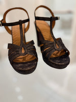 Sandalo Plateaux Bronzo Chie Mihara