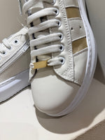 Sneaker in Pelle Platino Joann