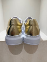 Sneaker in Pelle Platino Joann