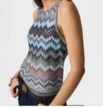 Top Chevron Motivo Snake Missoni