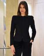 Giacca in Jersey con zip Emporio Armani