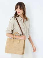 Borsa a Mano in Rafia Ibeliv