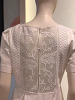 Abito Midi  in Cotone e Pizzo Milva