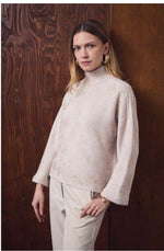 Pull Collo Alto in Lana Arovescio