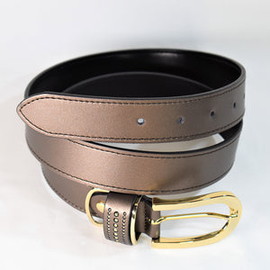 Metallic Bronze Belt
