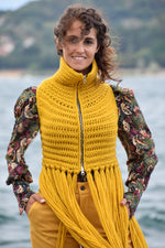 Gilet Corto con Frange