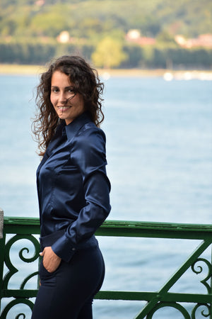 Camicia in Seta Elasticizzata Caliban