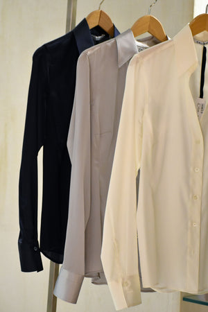 Camicia in Seta Elasticizzata Caliban