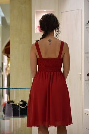 Abito corto in voille "Marilin"