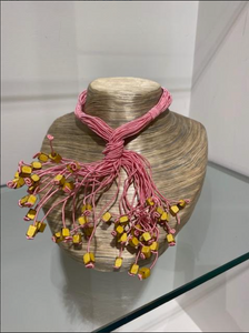 Collana In Fettuccia e Cocco Amy Amy