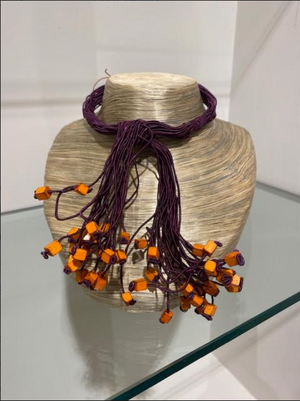 Collana In Fettuccia e Cocco Amy Amy